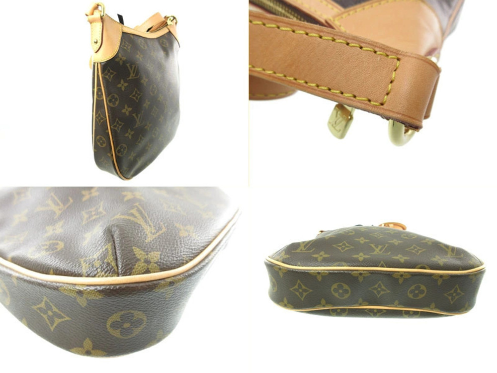 Louis Vuitton Bag Monogram Shoulder Brown Odeon Canvas